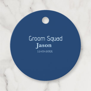 groomsman bachelorette party add name modern simpl favor tags