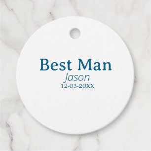 groomsman bachelorette party add name modern simpl favor tags
