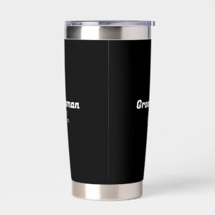 groomsman bachelorette party add name modern simpl insulated tumbler