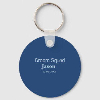 groomsman bachelorette party add name modern simpl keychain