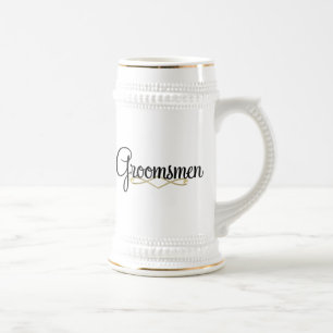 Groomsman Beer Stein