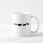 Groomsman Black Text Coffee Mug