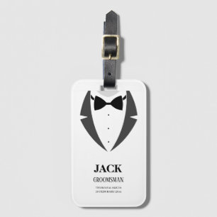 Groomsman Bridal Party Luggage Tag