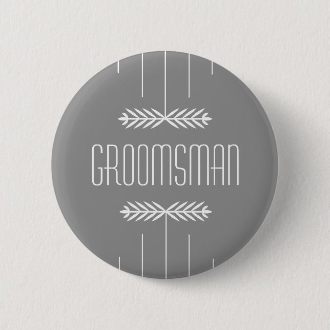 Groomsman Button (Front)