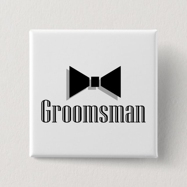 Groomsman Button (Front)