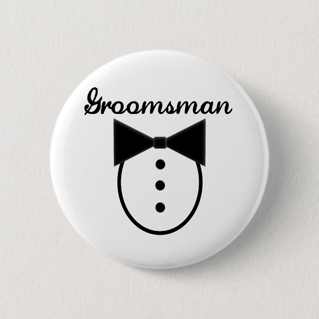 Groomsman Button (Front)