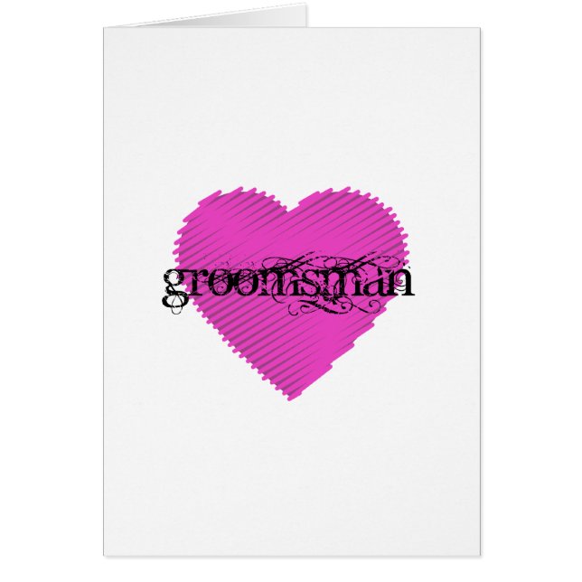 Groomsman Cards (Front)