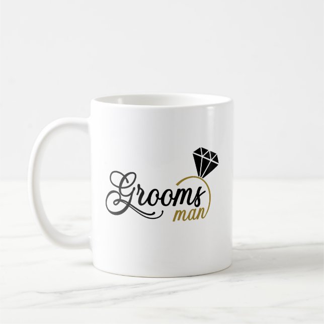 Groomsman Coffee Mug (Left)