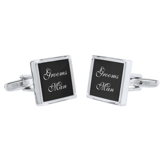 Groomsman Cufflinks (Angled)