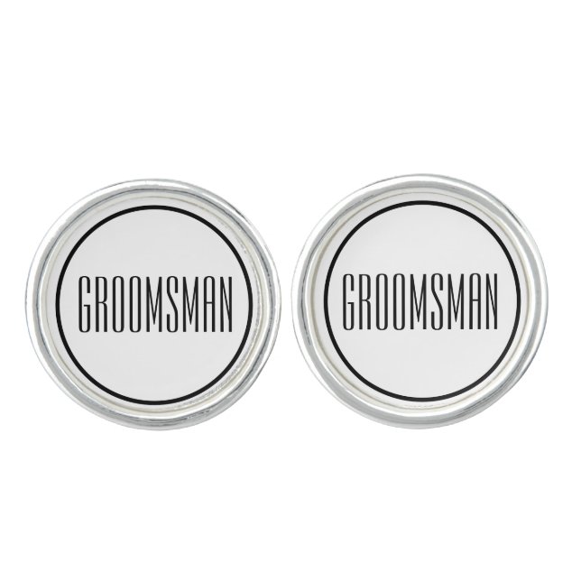 Groomsman Cufflinks (Front)