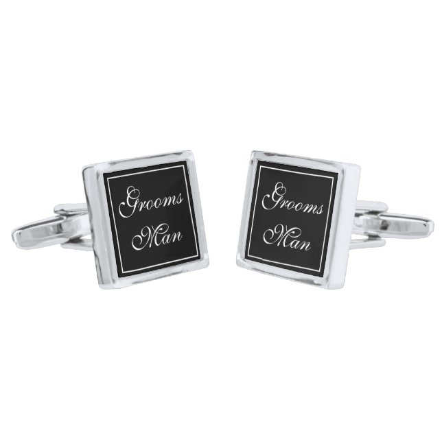 Groomsman Cufflinks (Angled)