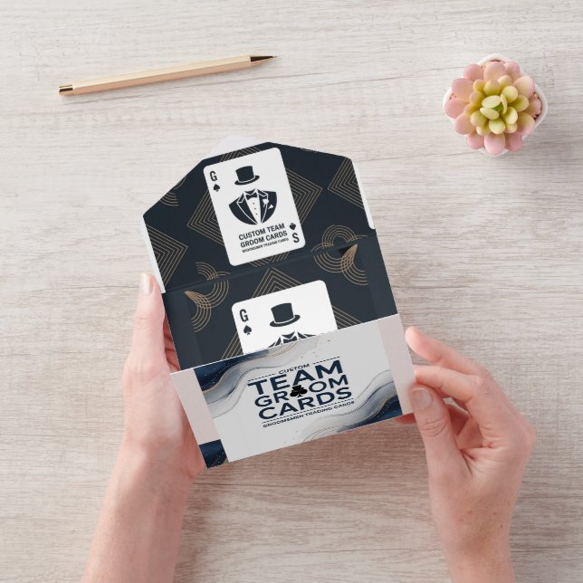 Groomsman Draft Trading Card, Groomsmen Proposal  All In One Invitation (Video)