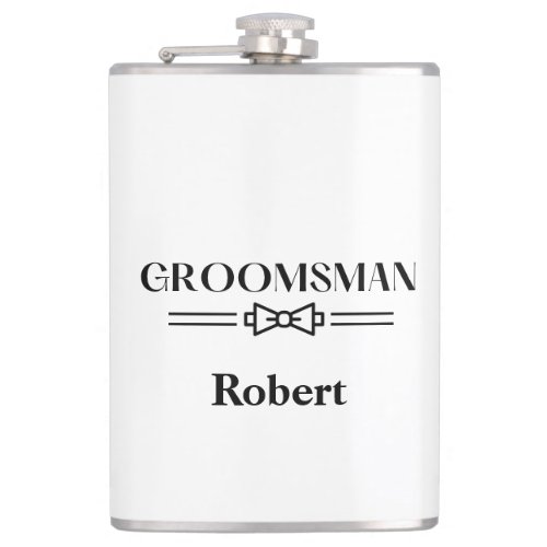 Groomsman Flask
