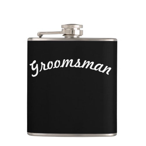 Groomsman Flask _ Any Custom Color