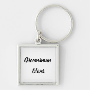 Groomsman Gift Custom Name Gifts Wedding  Keychain