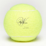 Groomsman Gift Modern Monogram Name Date Cute Cool Tennis Balls<br><div class="desc">Groomsman Gift Modern Monogram Name Date Cute Cool Tennis Balls. Click personalize this template to customize it with your Groomsman's Monogram Last Name Initial, Groomsman's first name and date quickly and easily. Groomsman Gift Modern Monogram Name Date Cute Cool Tennis Balls, is part of the Groomsman Gift Collection in this...</div>