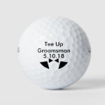 Groomsman Golf Ball Invite at Zazzle