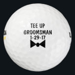 Groomsman Golf Ball Invite<br><div class="desc">Groomsman Golf Ball Invite</div>