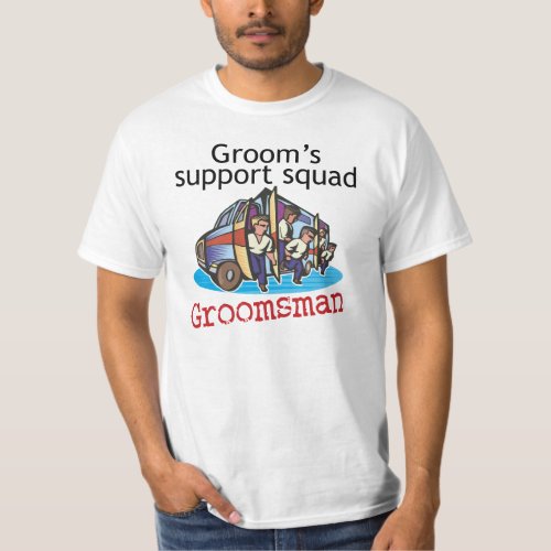 Groomsman Grooms Squad T_Shirt