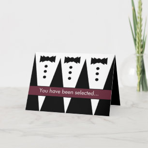 Groomsman Invitation - Funny - Customizable