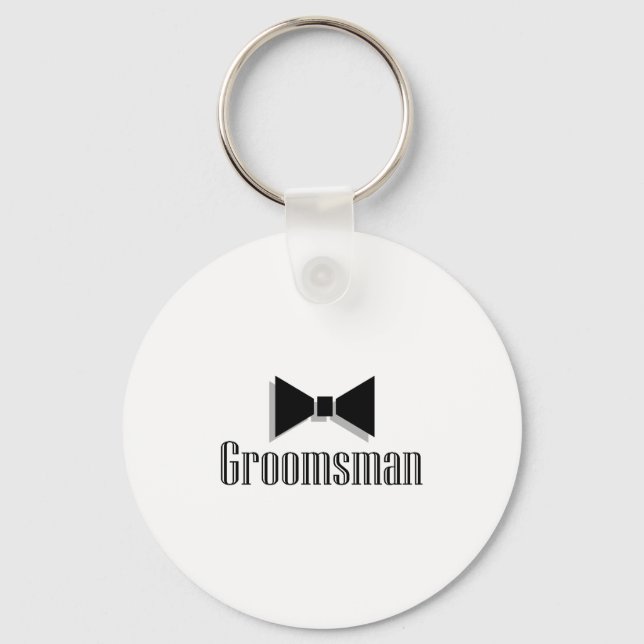 Groomsman Keychain (Front)