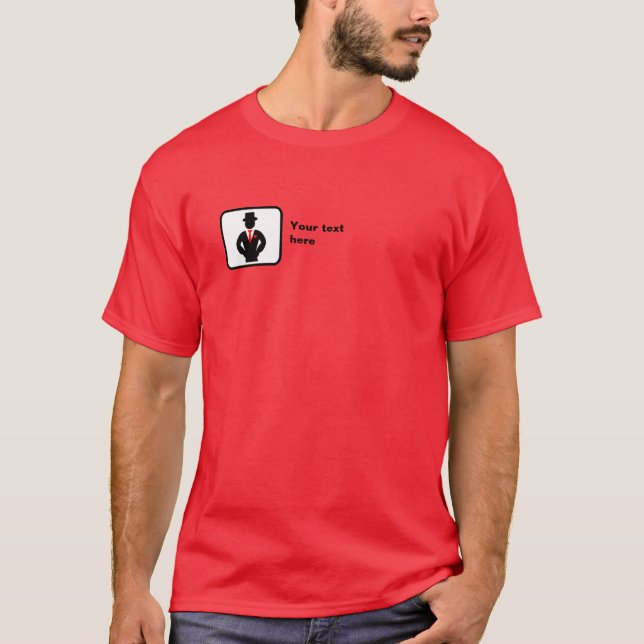 Groomsman Logo -- Customizable T-Shirt (Front)