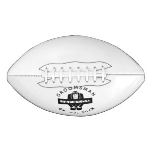 Groomsman Man Wedding Party Gift Football