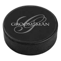 Hockey Puck Bottle Opener, Groomsman & Best Man Gifts