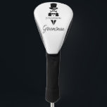 Groomsman Name Tuxedo Silhouette Mustache Golf Head Cover<br><div class="desc">Groomsman Name Tuxedo Silhouette Mustache Golf Head Cover. Create the perfect wedding or bachelor party gift. Personalize this design with your own text. Further customize this design by selecting the "customize further" link.</div>