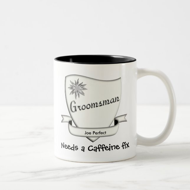 Groomsman needs his caffeine fix mug (Right)