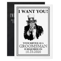 Groomsman or Best Man Proposal Invitation