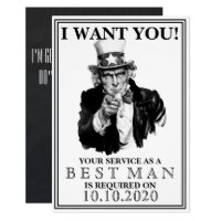 Groomsman or Best Man Proposal Invitation