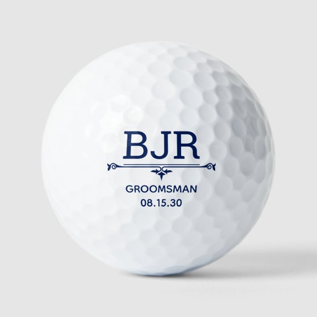 Groomsman Personalized Golf Balls (Front)