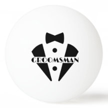 Groomsman Ping Pong Ball