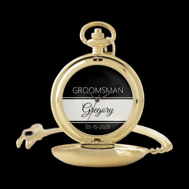 Groomsman Pocket Watch Thank You Gift (Creator Uploaded)