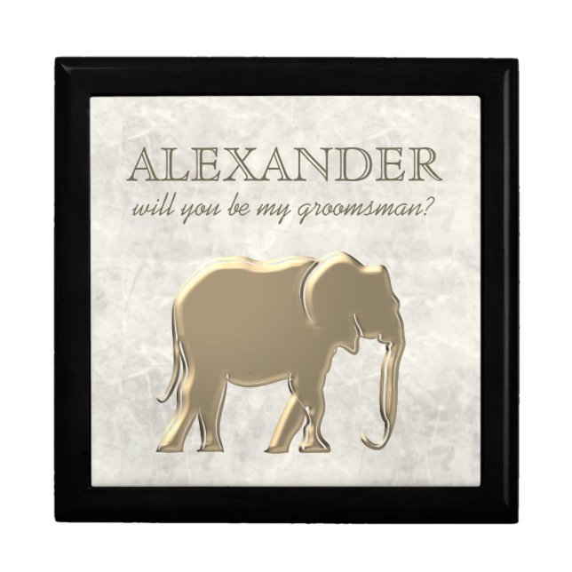 Groomsman Proposal Box (Front)