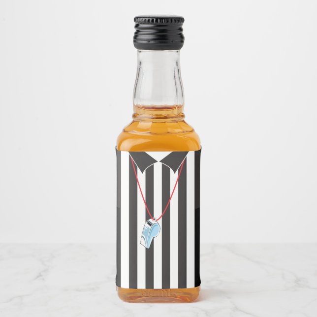 Groomsman Proposal Take a Shot Wedding Liquor Bott Bottle Label (Front)