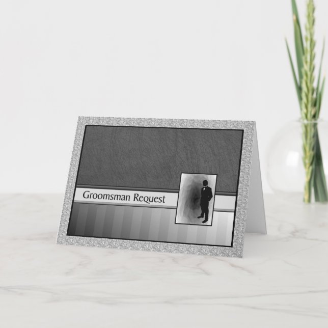 Groomsman Request Wedding Invitation (Front)