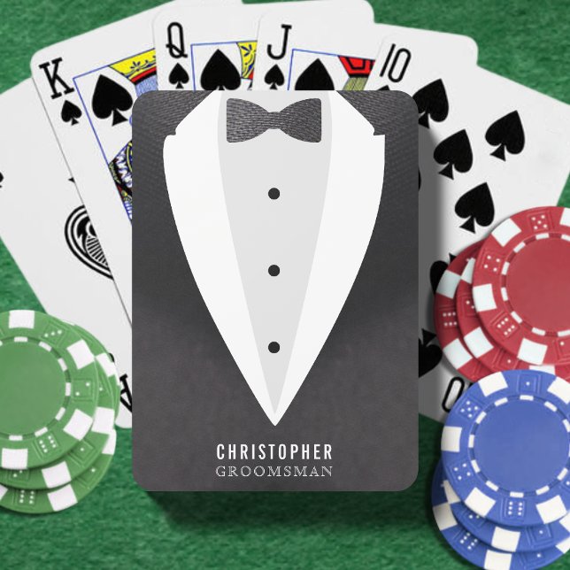 Groomsman Suit Wedding Favor Poker Cards (Groomsman Suit Wedding Favor Poker Cards
)