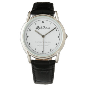 Groomsman Thank You Gift Personalized Watch
