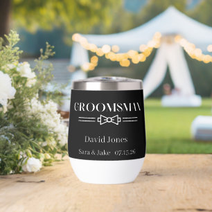 Groomsman thermal wine tumbler