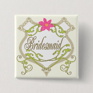 Groomsman Wedding Badges Pinback Button
