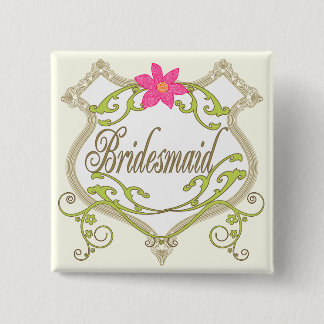 Groomsman Wedding Badges Pinback Button