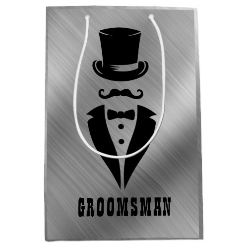 Groomsman Wedding  Medium Gift Bag