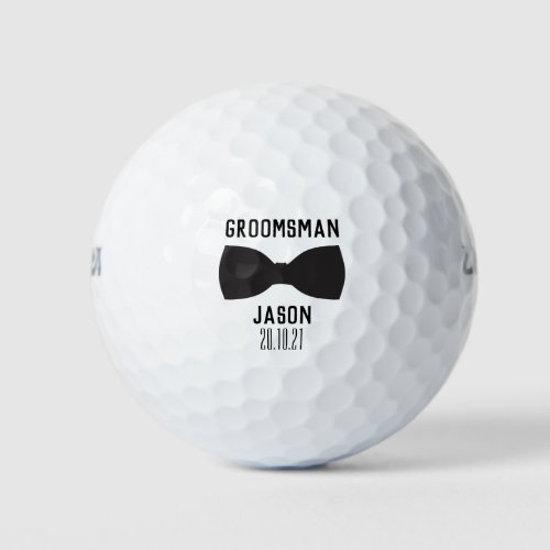 Groomsman Wedding Party Gift Golf Balls