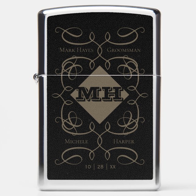 Groomsman Zippo Lighter (Front)