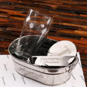 Groomsmen Collection with Ice Bucket and Beer Glas (Front)