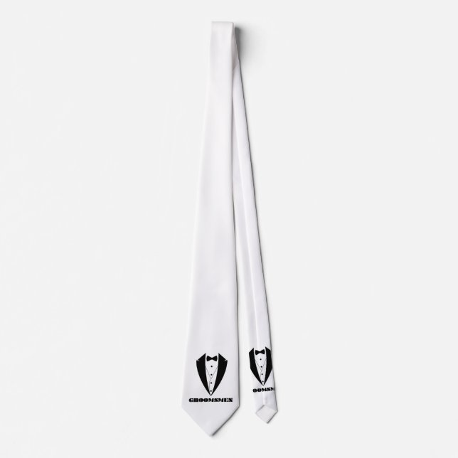 GROOMSMEN DESIGN NECK TIE (Front)