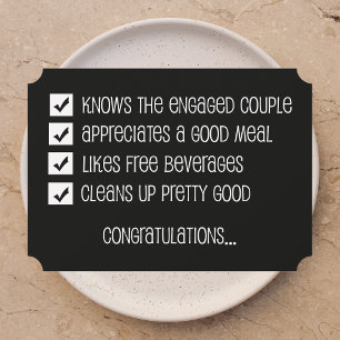 Groomsmen Funny Checklist Invitation