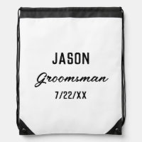 Groomsmen Gift Custom Text Wedding Favor
